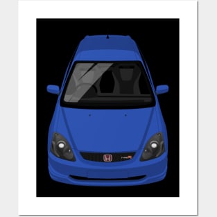 Civic Type R 7th gen 2000-2004 - Blue Posters and Art